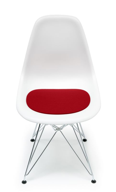 Sitzauflage-Filzauflage Eames Plastic Side Chairs DSR / DSW rot Hey Sign